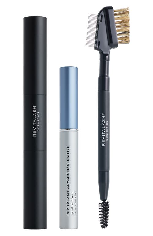 Revitalash® Cosmetics Triple Threat Sensitive Lash Collection Set $164 Value In Transparent