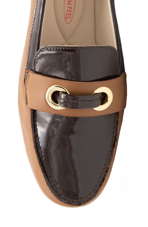 Amalfi By Rangoni Delfino Flat In Sequoia Piuma Lux T Moro Glove