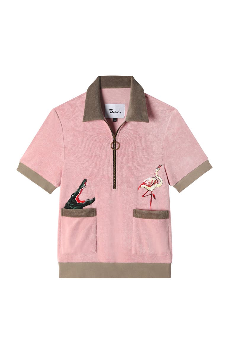 Tombolo 'Flamingo Tartare' Cabana, Main, color, Pink