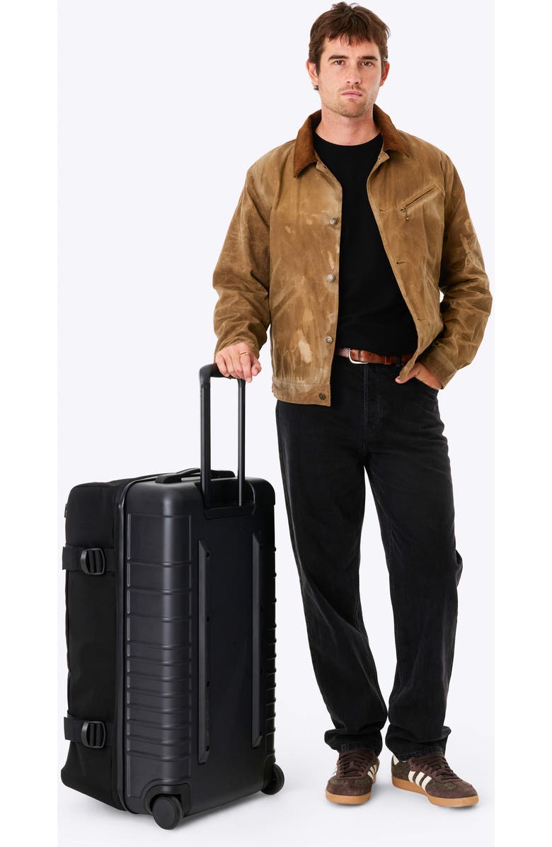 Béis The Pro Rolling Duffle Check-In, Alternate, color, Black