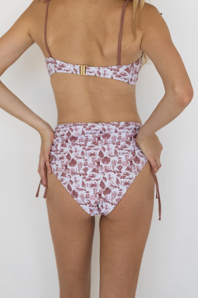 Marina High Waisted Bottoms, Alternate, color, Red
