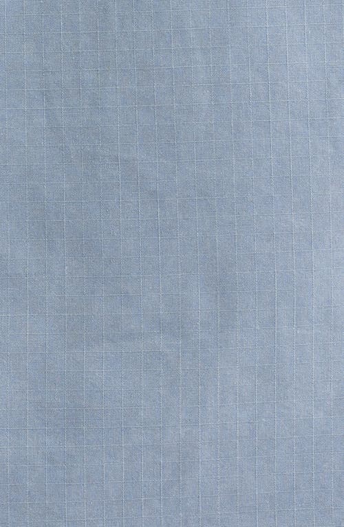 Alex Crane Pac Organic Cotton Button-up Shirt In Blue