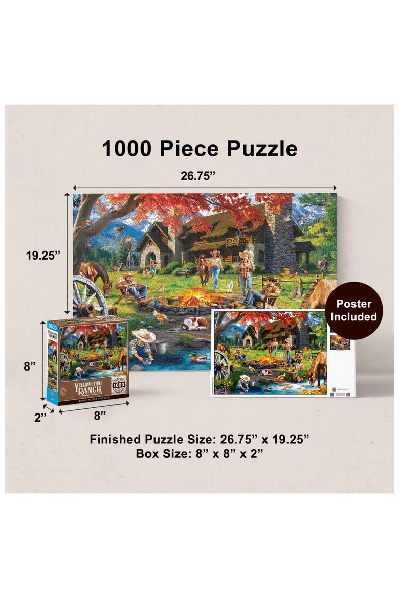 The Big House 1000 Piece Jigsaw Puzzle, Alternate, color, Multicolor