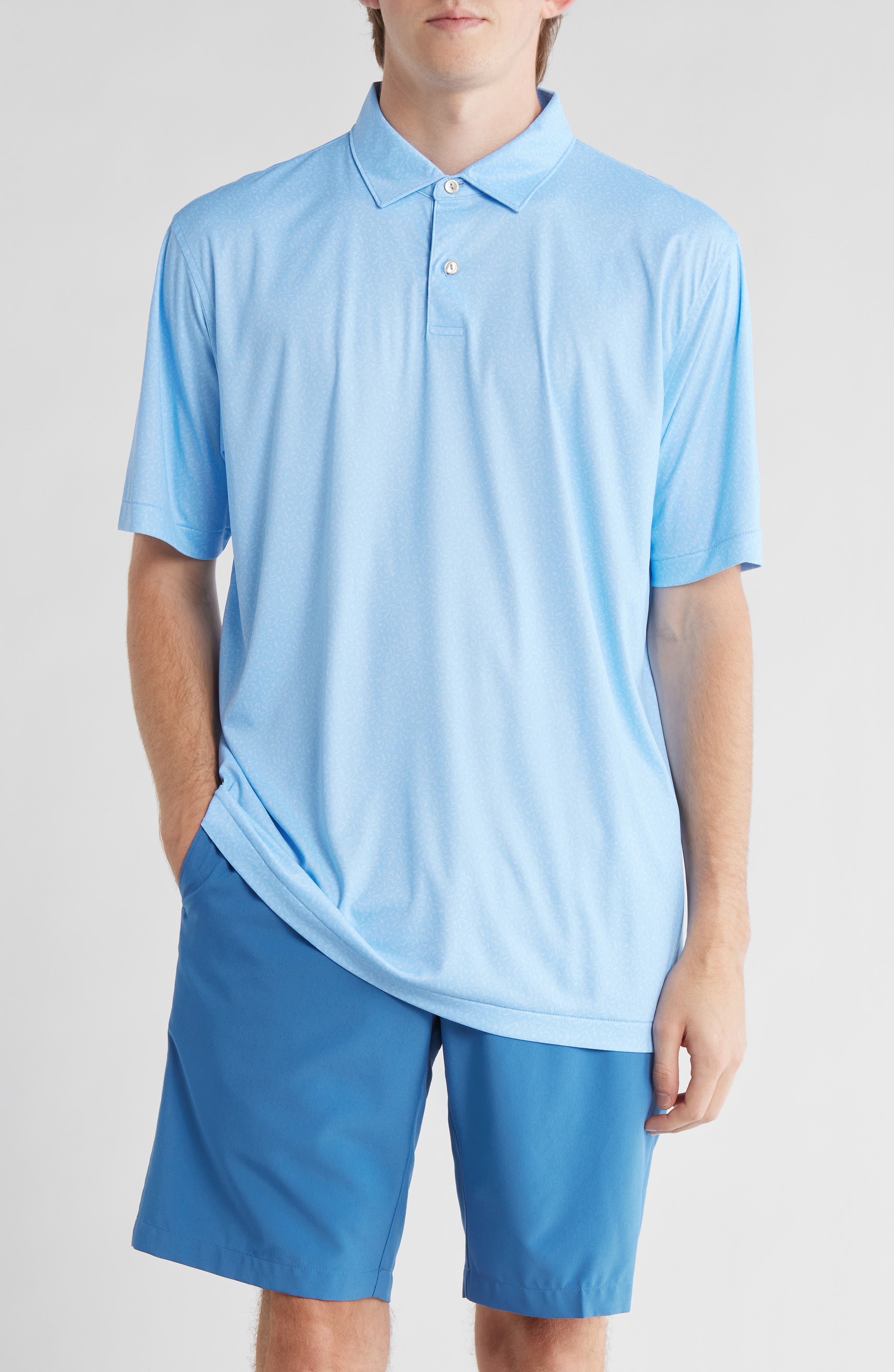Peter Millar Featherweight Nautical Knots Performance Polo