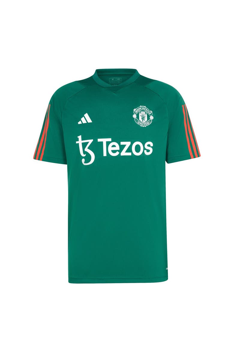Men's adidas Green Manchester United 2023/24 Training Jersey, Alternate, color, Green