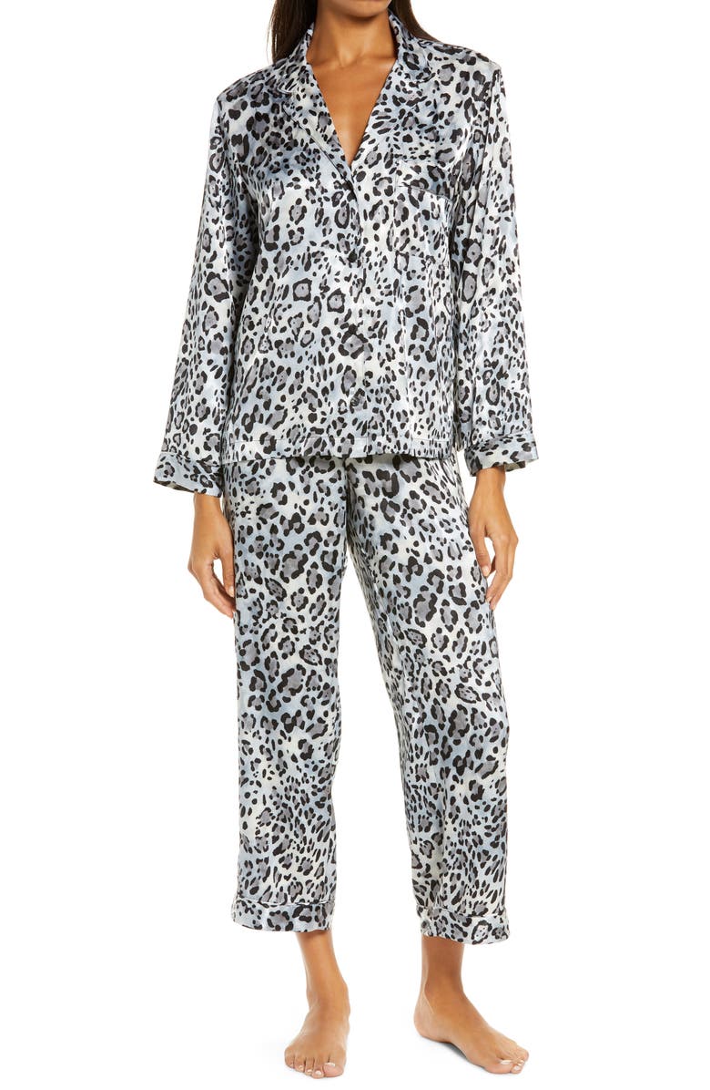 Natori Cheetah Print Pajamas, Main, color,