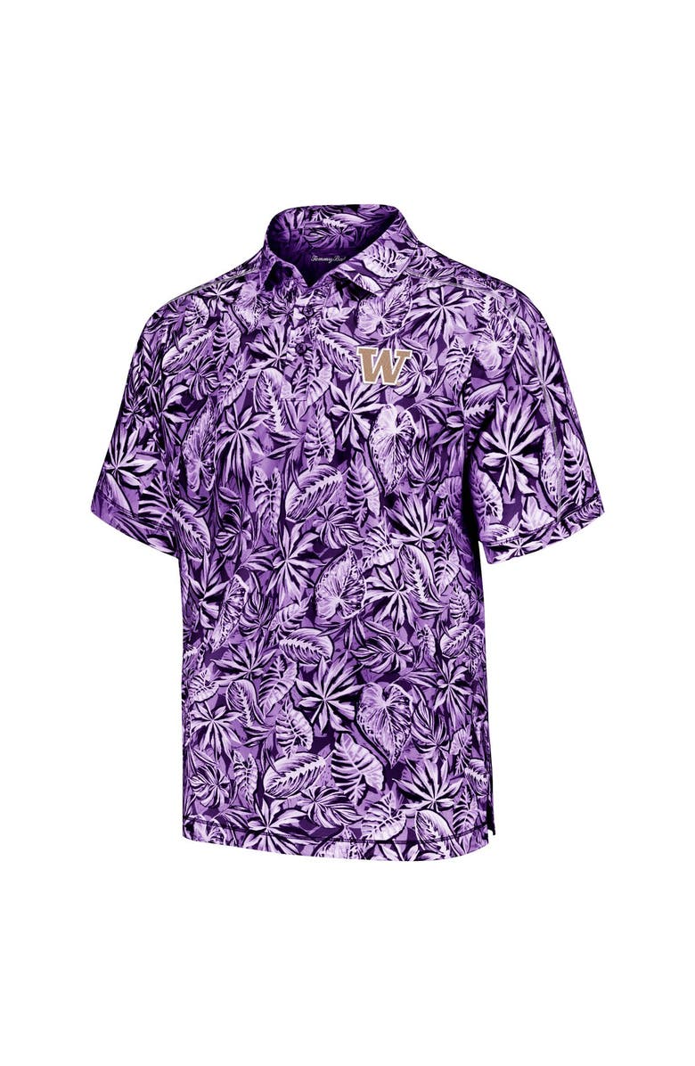 Tommy Bahama Men's Tommy Bahama Purple Washington Huskies Tropical Score IslandZone Polo, Alternate, color, 