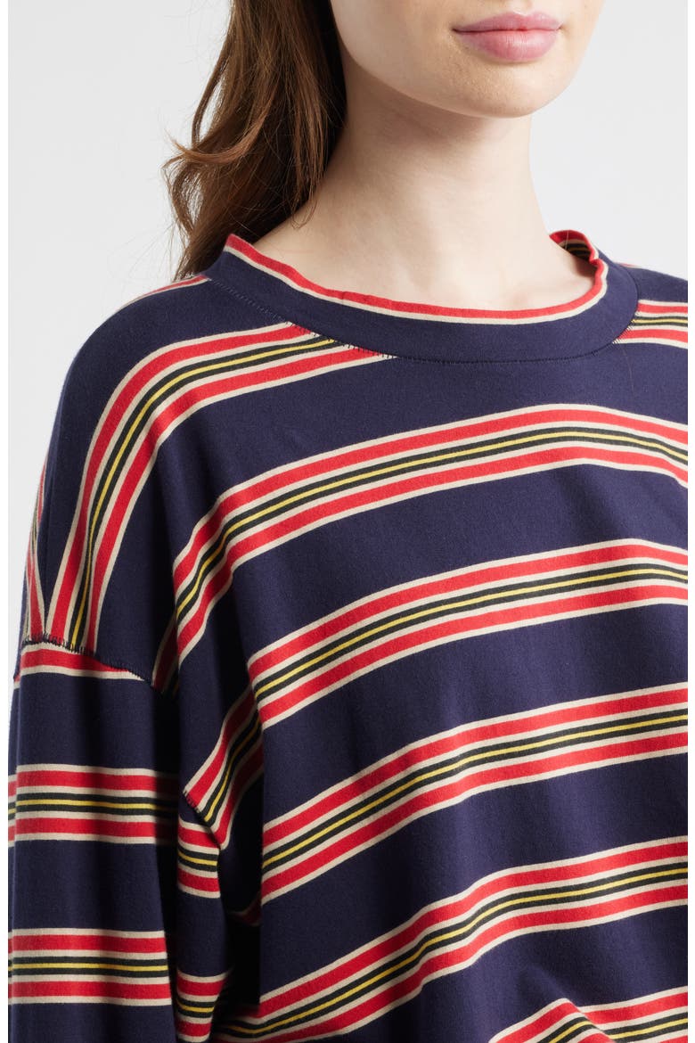 Field Stripe Relaxed Fit Cotton T-Shirt, Alternate, color, SCOUT STRIPE