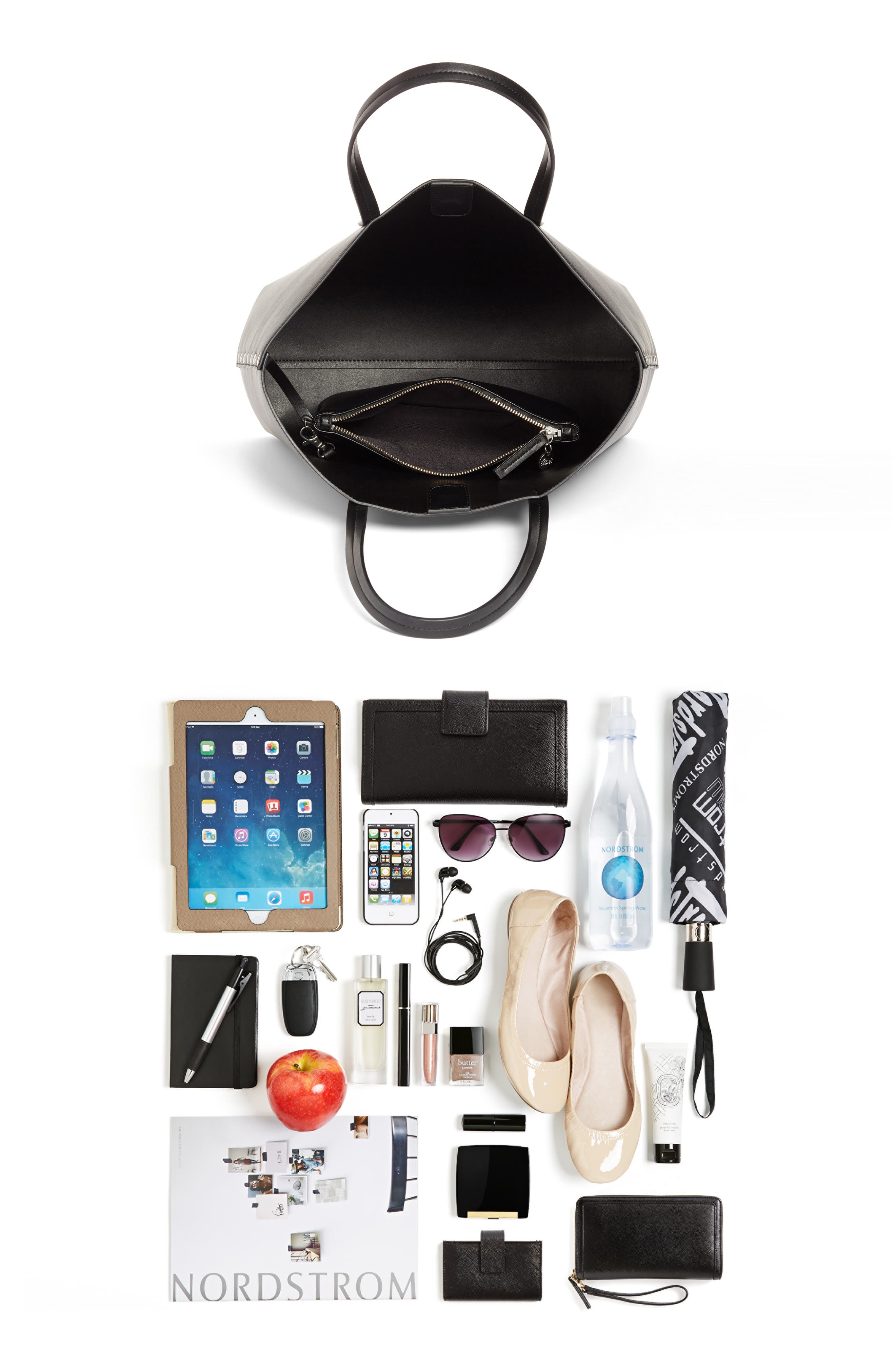 Chelsea28 Olivia Faux Leather Tote, Main, color, 