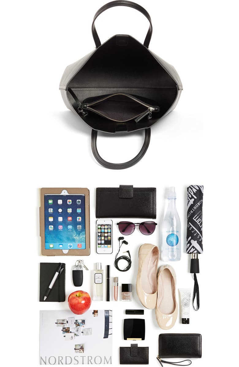 Chelsea28 Olivia Faux Leather Tote, Main, color,