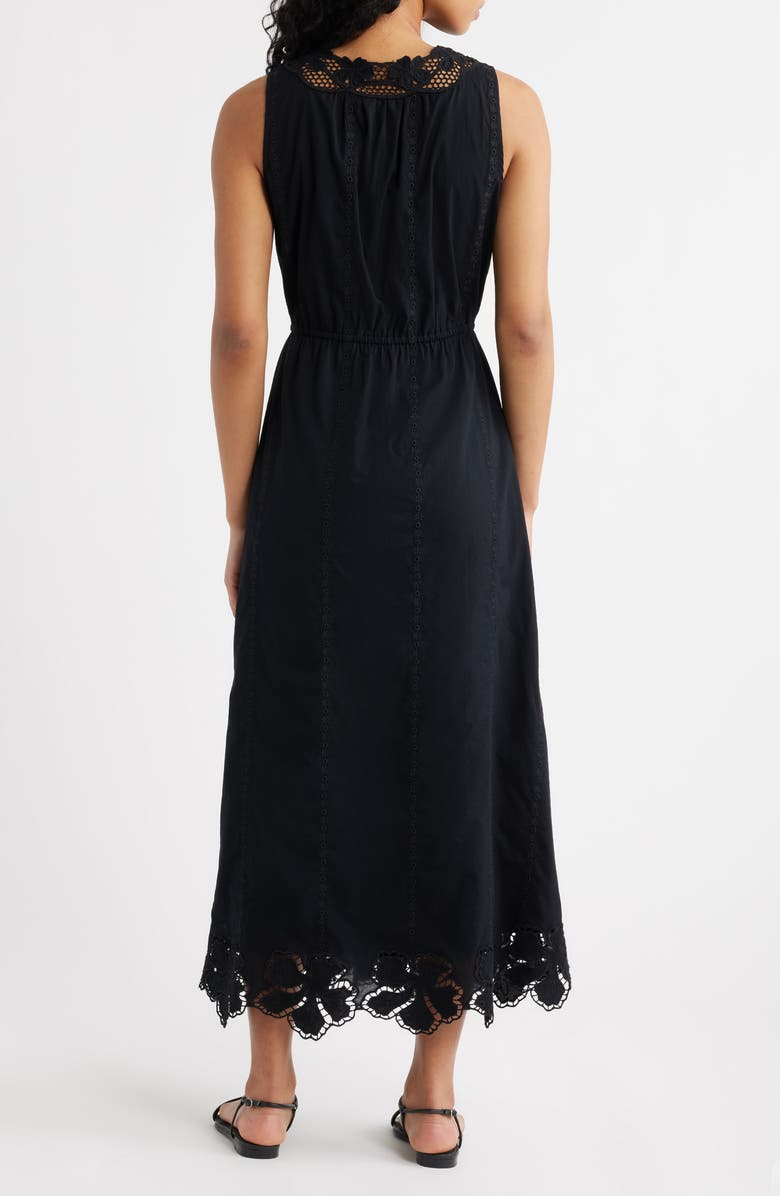 Rails Lorina Cotton Maxi Dress, Alternate, color, Black