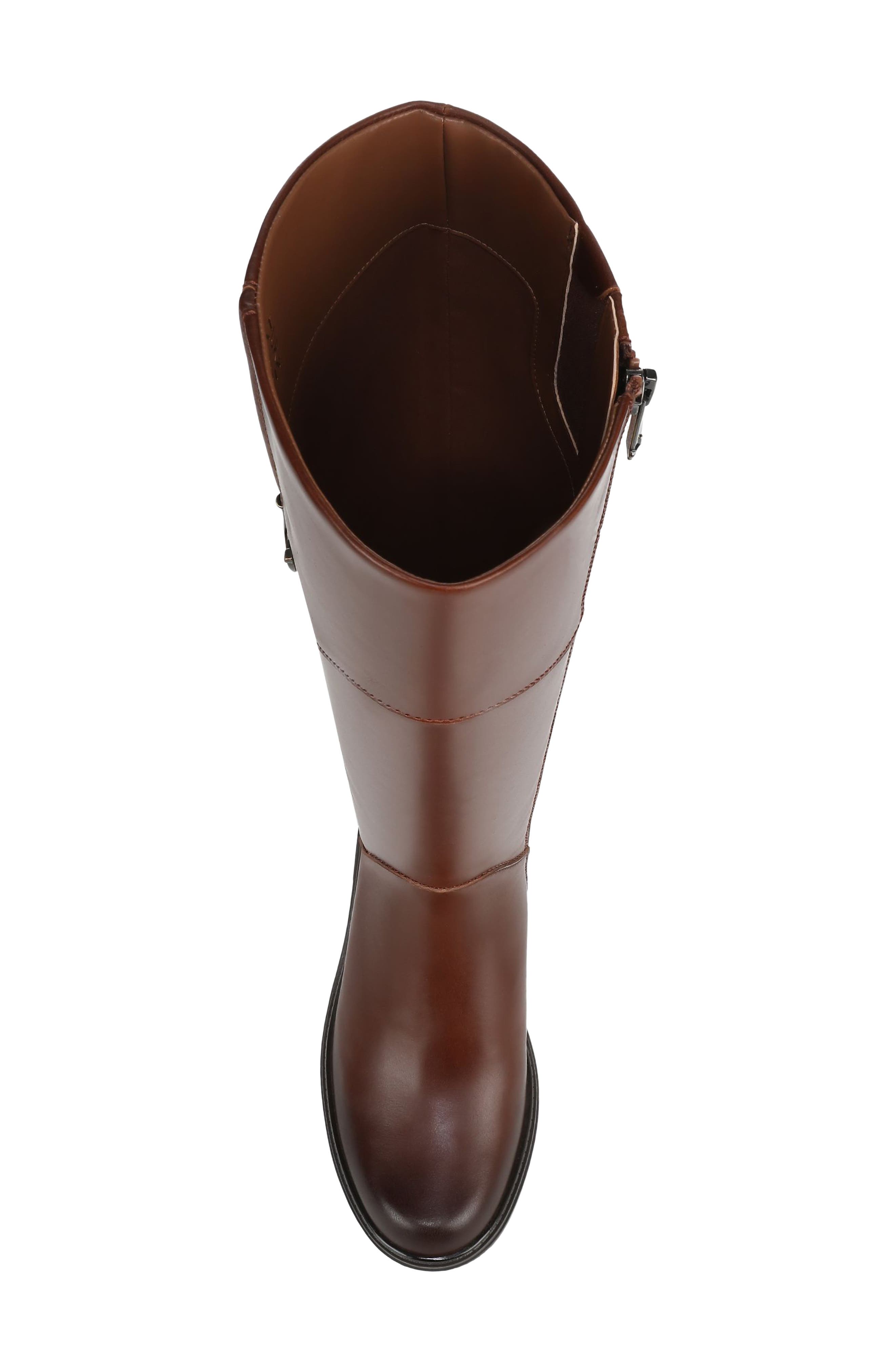 Oslo Knee High Boot, Alternate, color, RICH COGNAC BROWN