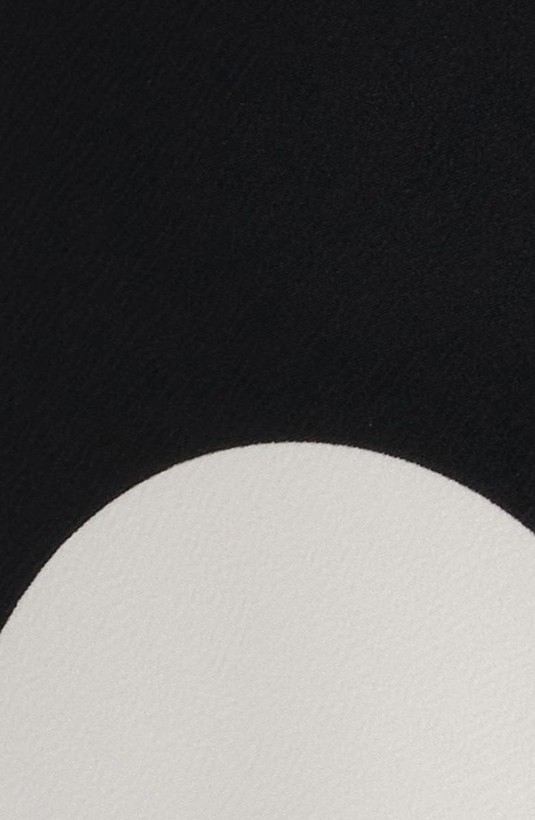 Anne Klein Large Polka Dot Satin Slipdress, Alternate, color, 