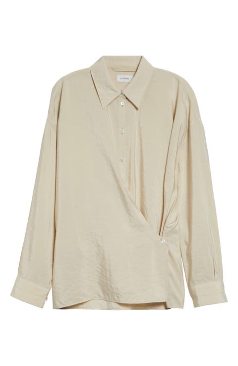 Twisted Silk Blend Shirt