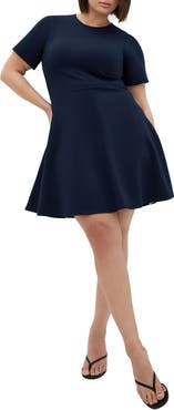 City Chic Cariline Fit & Flare Dress
