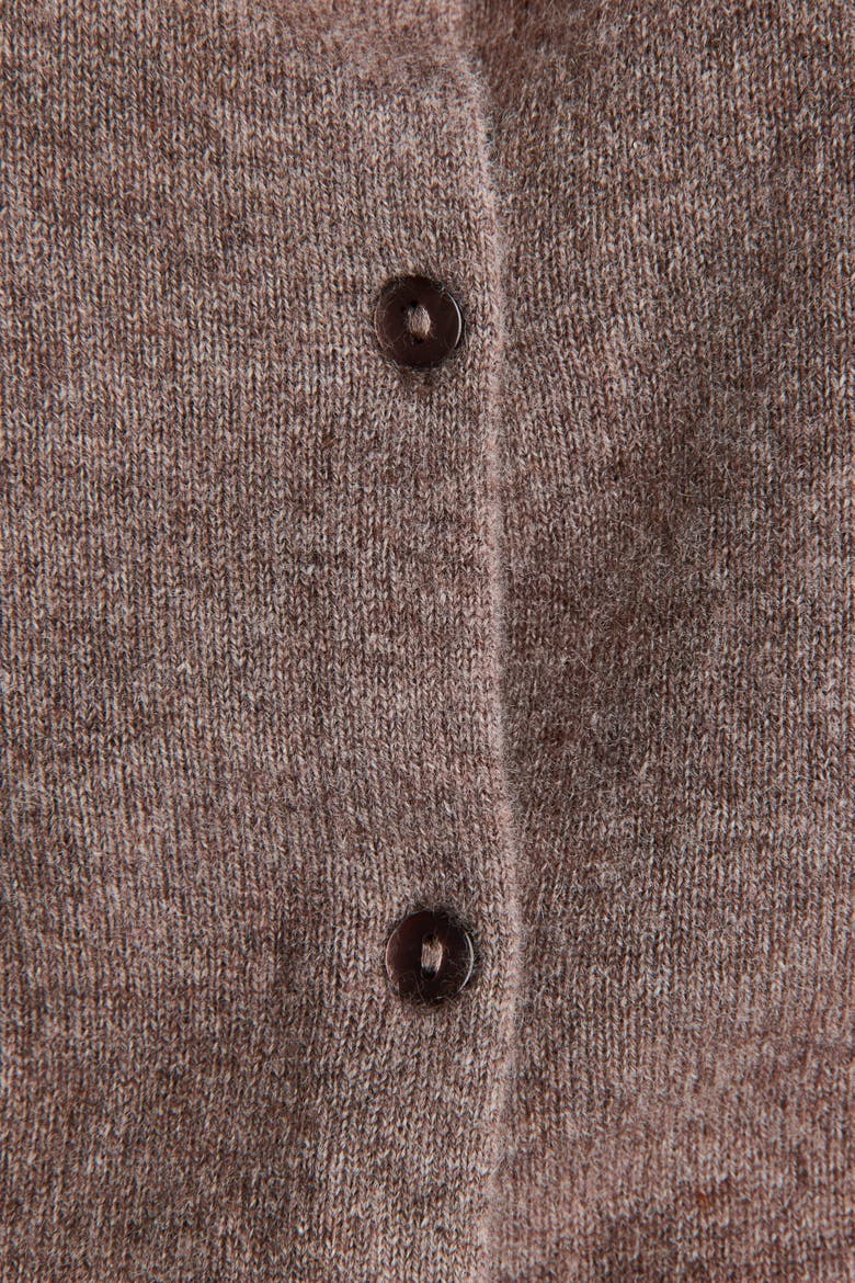 Cashmere Cardigan, Alternate, color, Brown