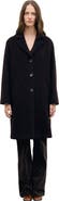 GERARD DAREL Aelis Angora Blend Collared Overcoat
