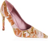 Jeffrey Campbell Good Sequin Pointed Toe Pump