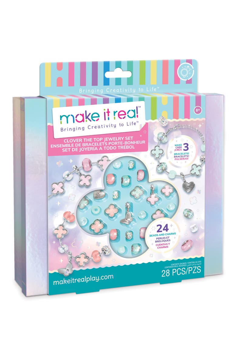 Clover the Top Jewelry Kit, Main, color, MULTI PINK