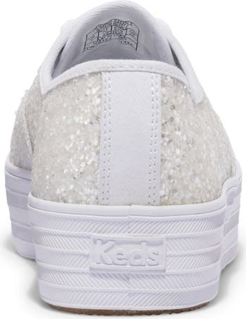 Point Glitter Platform Sneaker