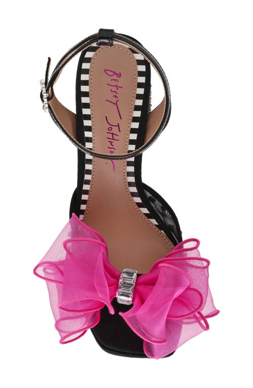 Betsey Johnson Palloma Ankle Strap Platform Sandal In Multi