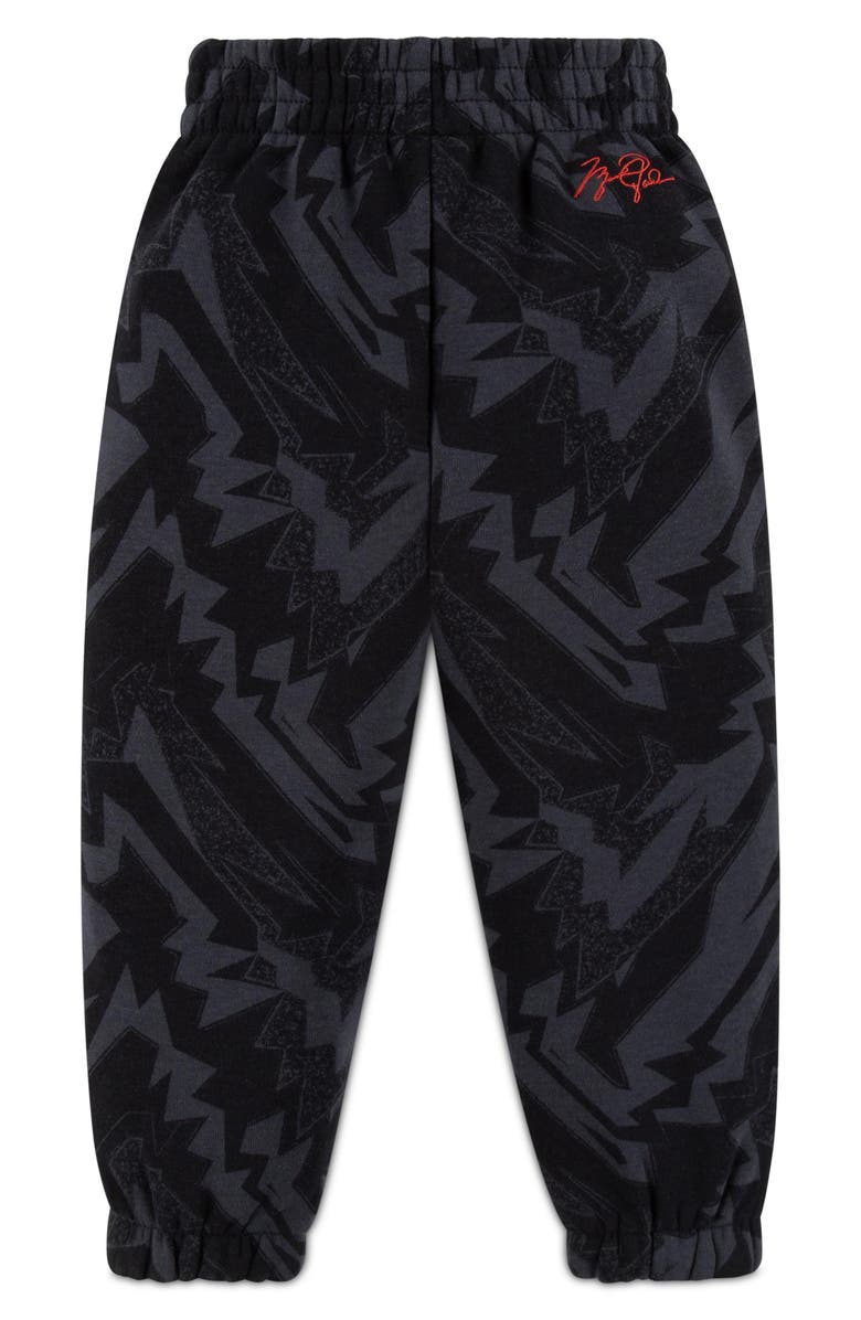 Jordan Kids' Essentials Allover Print Fleece Joggers, Alternate, color, Black