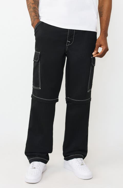 Convertible Zipper Cargo Pants