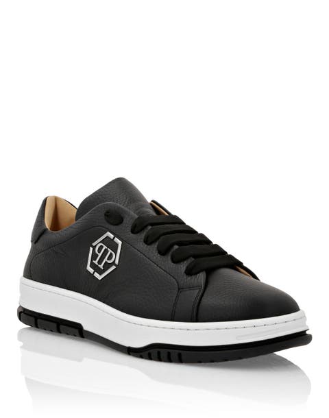 Leather Lo-Top Sneakers Hexagon Luxe Unisex