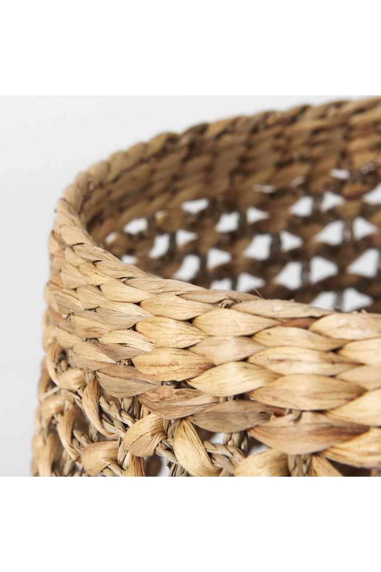 Dakota Set of 3 Seagrass Round Basket, Alternate, color, Brown