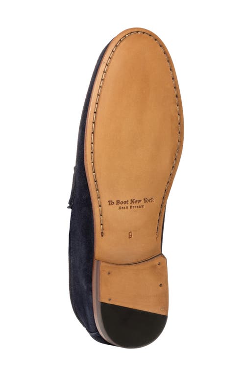 To Boot New York Dylan Suede Penny Loafer In Blue