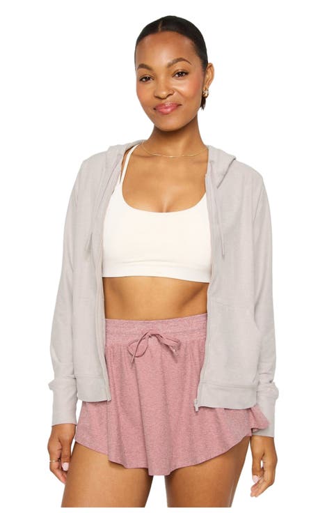Cloud Jersey Full Zip Hoodie