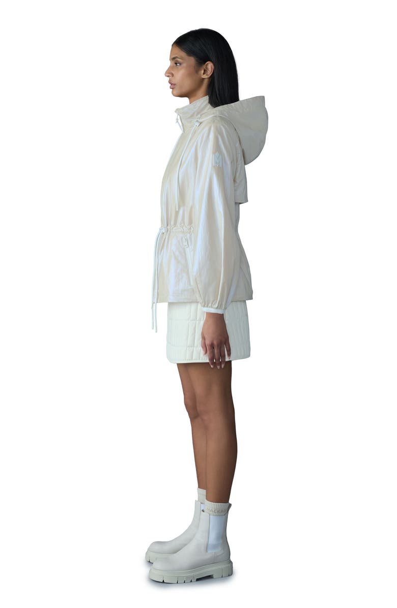Mackage Isha Metallic Water Repellent Rain Jacket, Alternate, color,