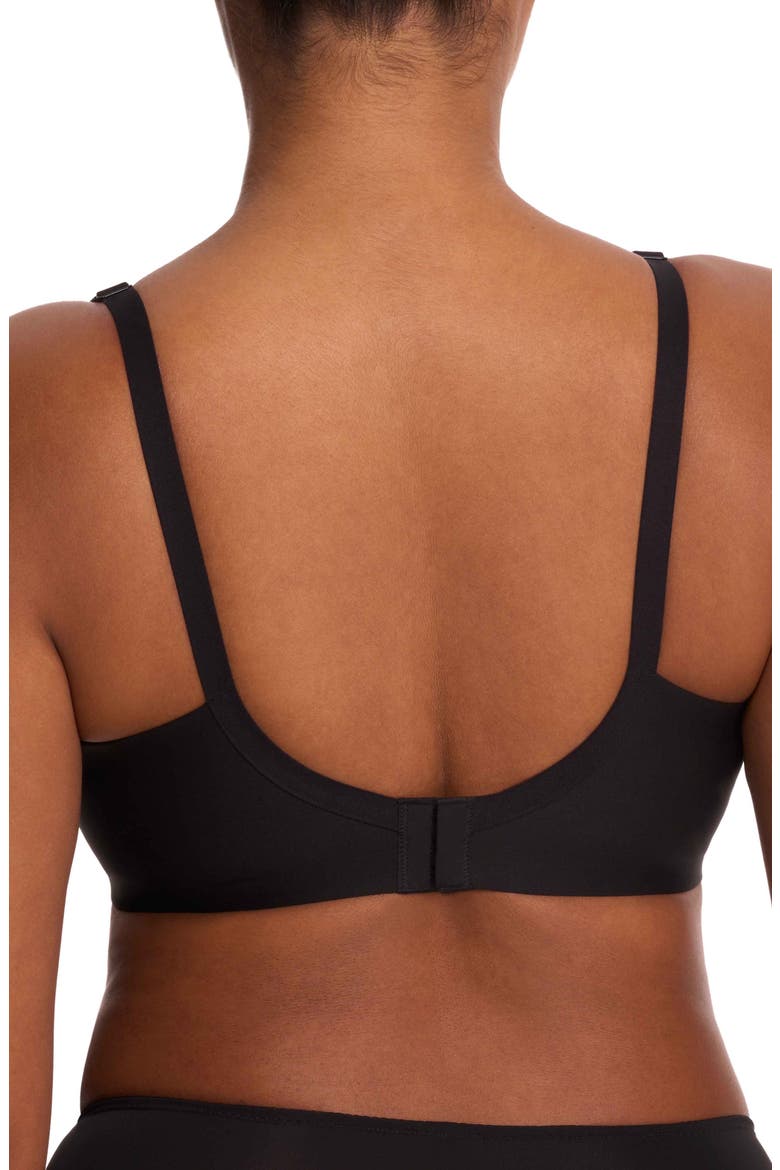 Harmony Smooth Back Lace T-Shirt Bra, Alternate, color, BLACK