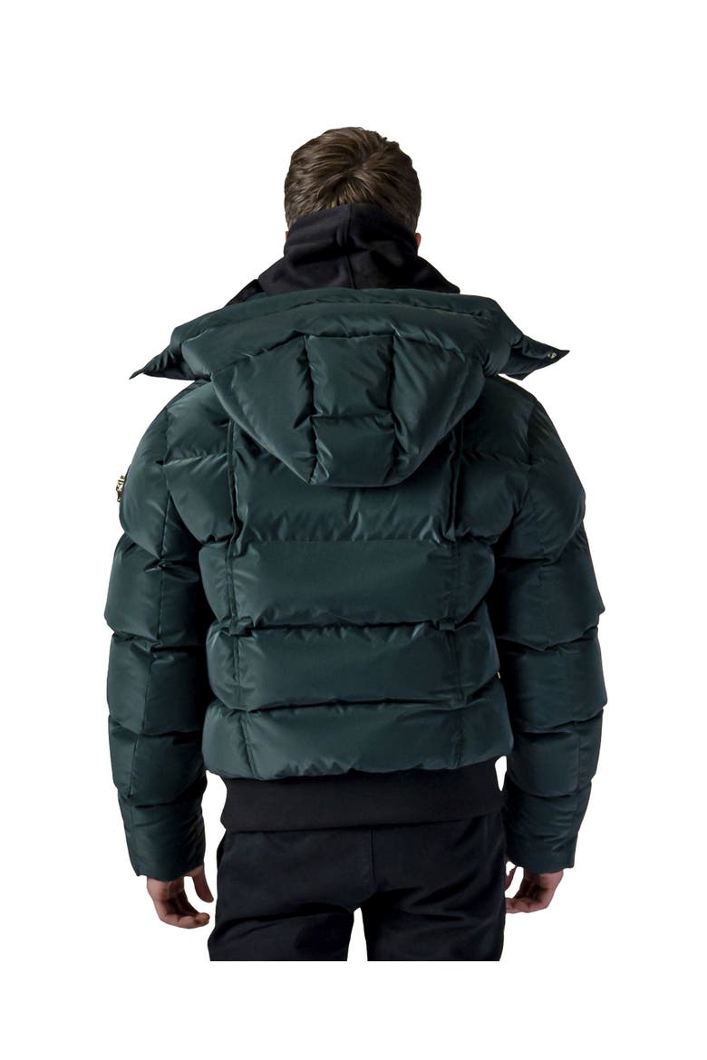 Men's Woody Bomber Quilted Coat, Alternate, color, GREEN DIAMOND