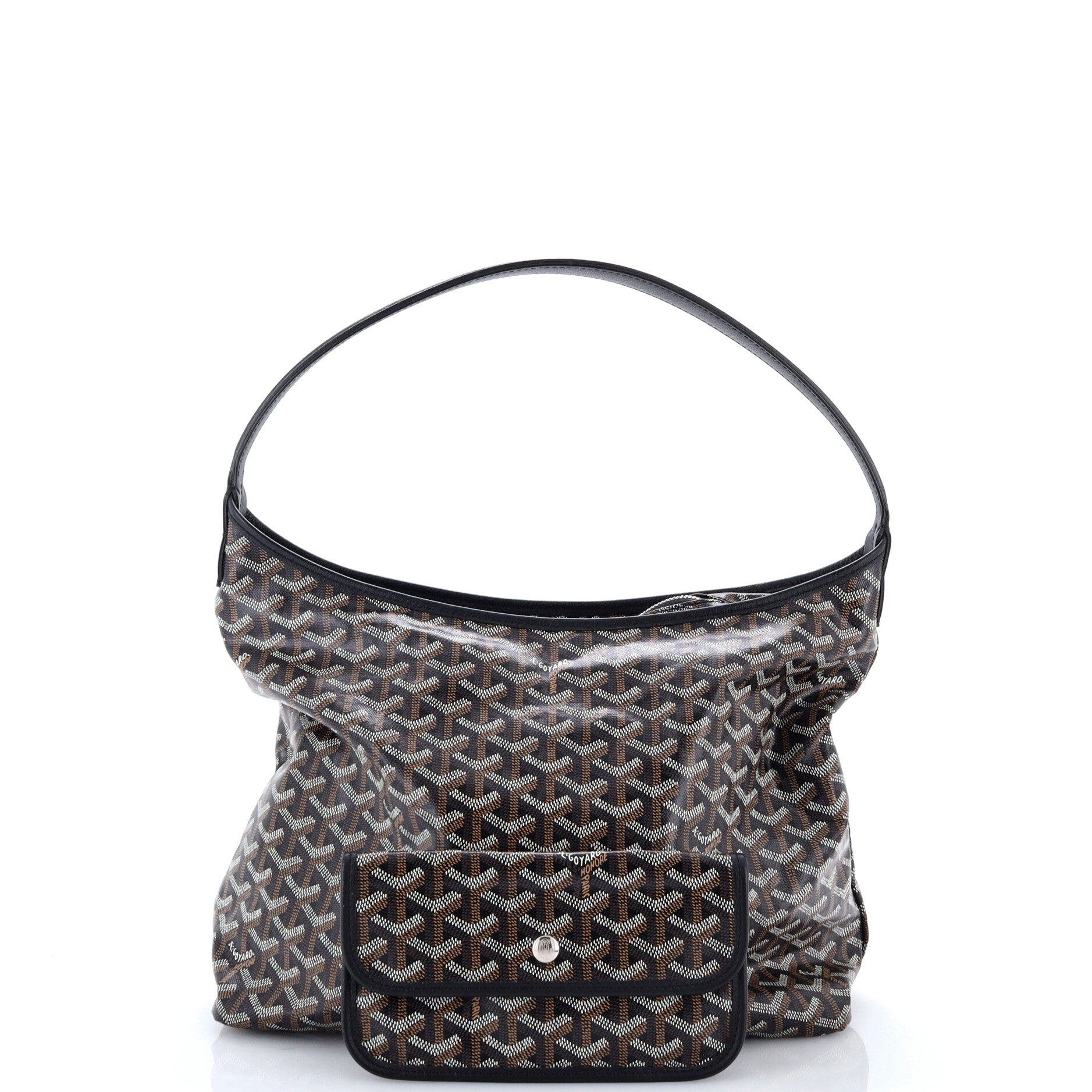 Boheme Hobo Coated Canvas, Alternate, color, Black