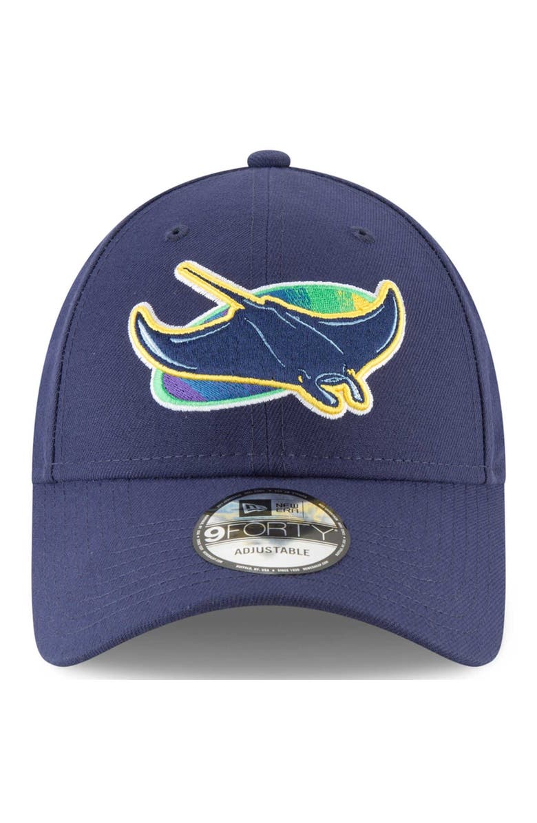 New Era Men's New Era Navy Tampa Bay Rays Alternate The League 9FORTY Adjustable Hat, Alternate, color,
