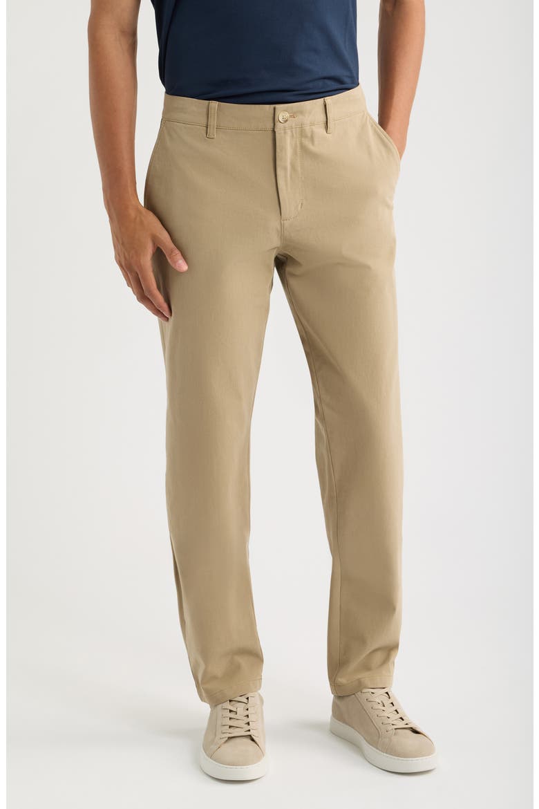 Slim Fit Washed Chino Pants, Main, color, TAN BURROW