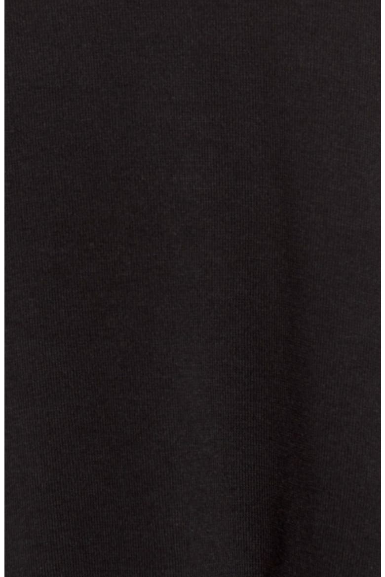Long Sleeve Shark-Bite Hem Tunic, Alternate, color, BLACK