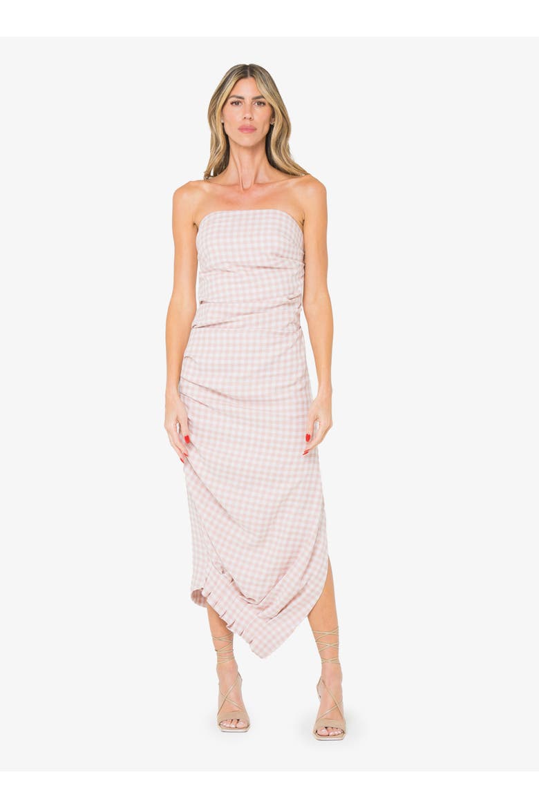 Eliana Dress, Main, color, Pink Check