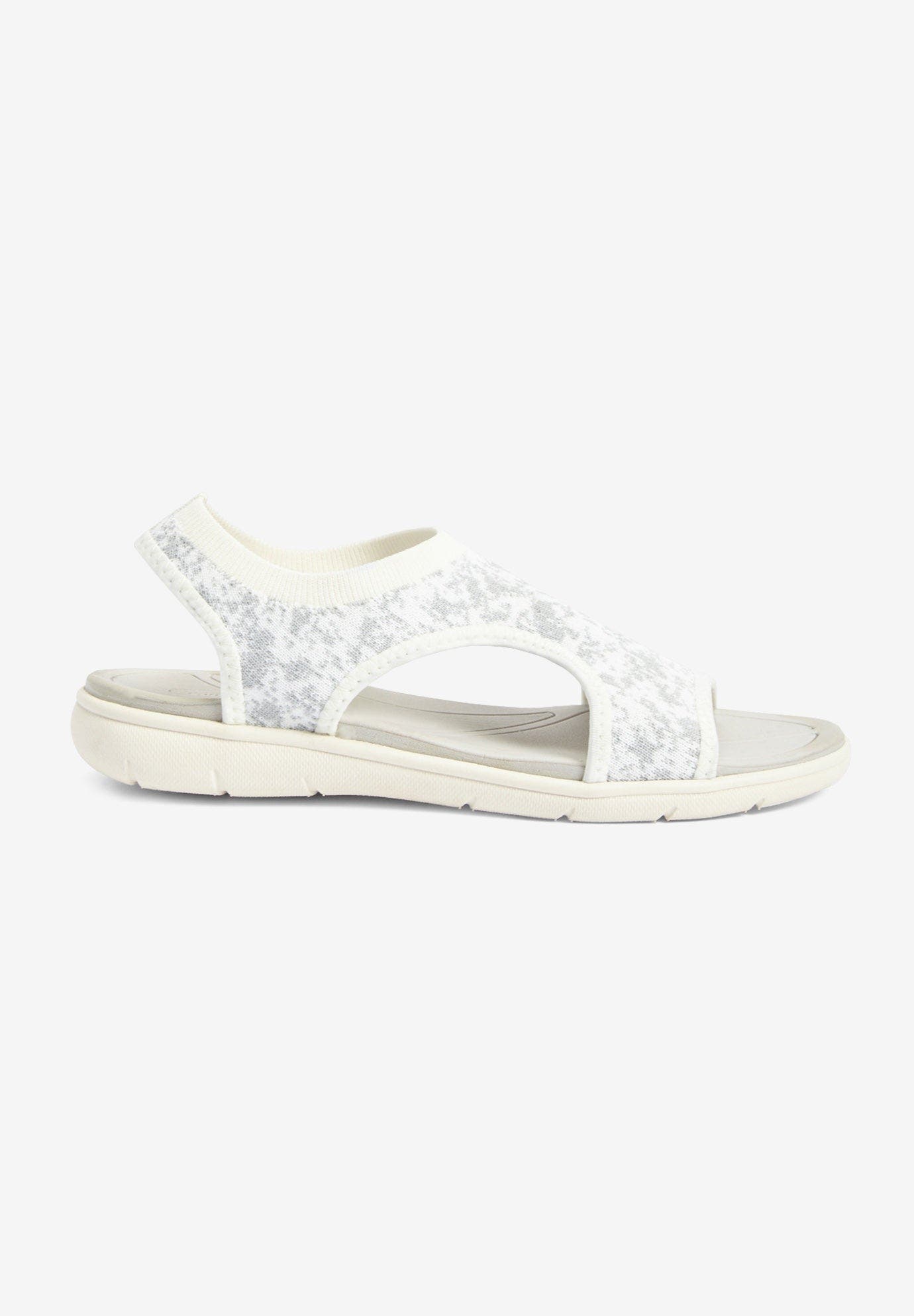 Comfortview The Serafina Sandal, Alternate, color, White Multi