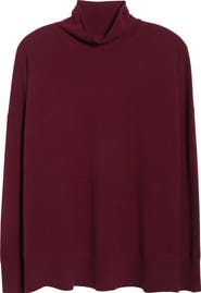 Nordstrom Oversize Cashmere Turtleneck Sweater