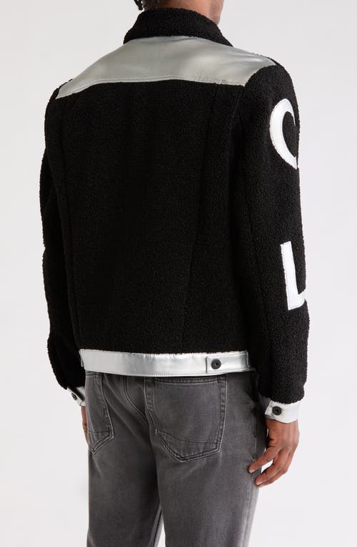 Cult Of Individuality Type Ii Faux Fur Jacket In Black