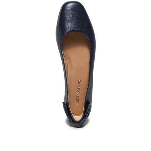 Bernardo Footwear Eloisa Ballet Flat In Navy