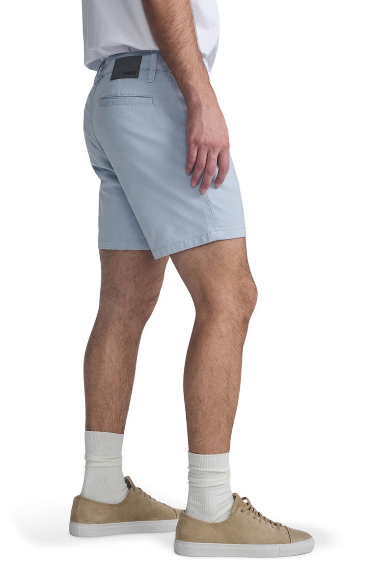 Nate Flat Front Stretch Twill Shorts, Alternate, color, ICE BLUE ATHLETIC