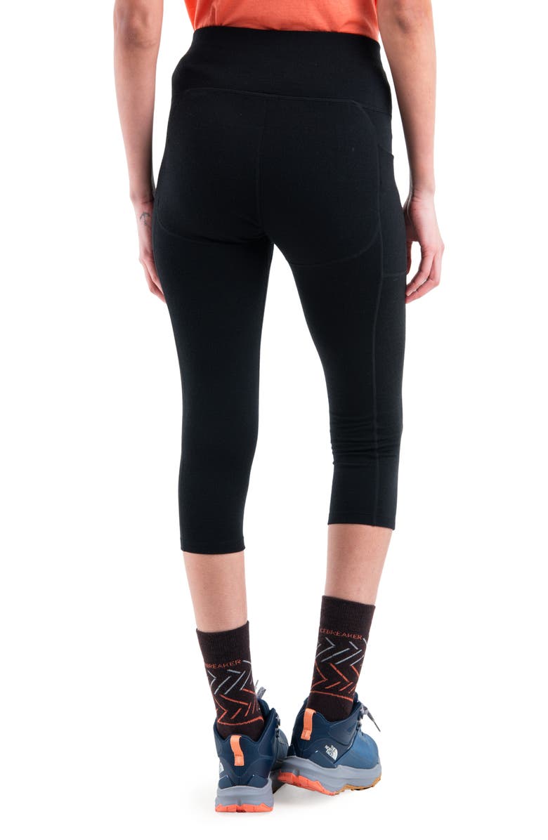 Icebreaker Merino 260 Fastray Three-Quarter Tights, Alternate, color, 