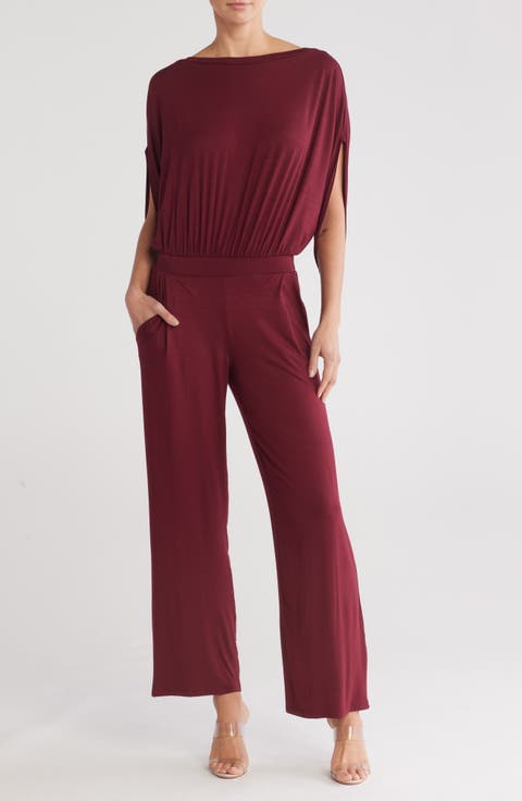 Raglan Sleeve Capri Jumpsuit