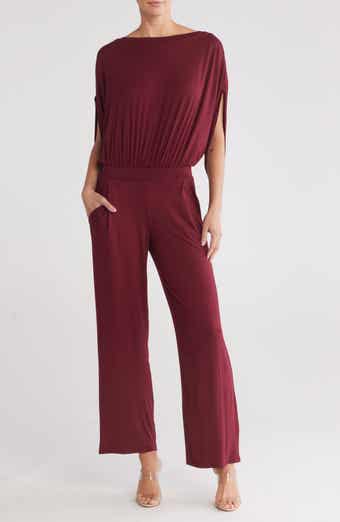 GO COUTURE Raglan Sleeve Capri Jumpsuit