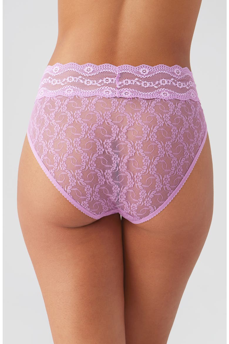Lace Kiss High Cut Panties, Alternate, color, SMOKY GRAPE