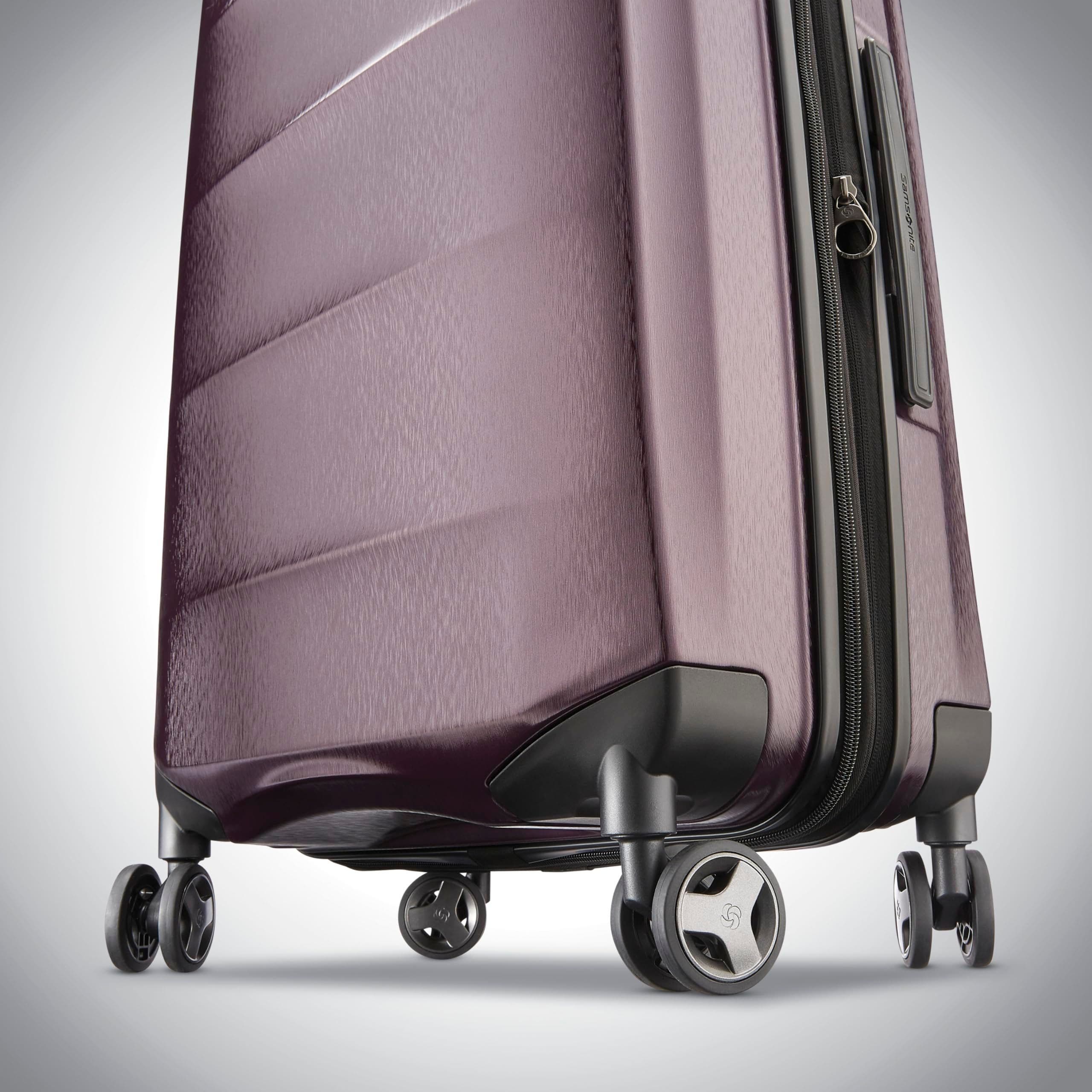 Samsonite Octiv 3-Piece Set (Pro Front Pocket 20/24/28) Hardside Spinner, Alternate, color, Amethyst Purple