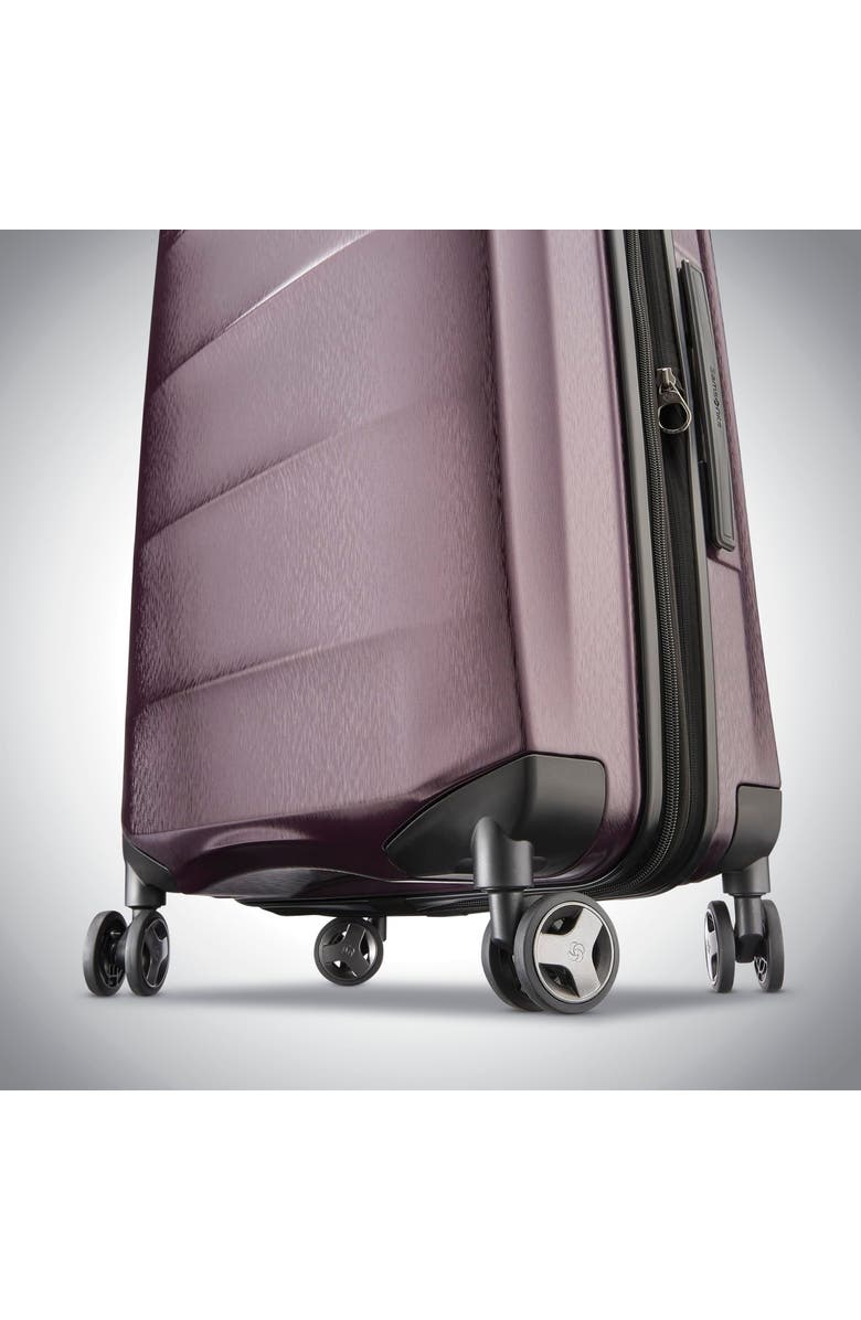 Samsonite Octiv 3-Piece Set (Pro Front Pocket 20/24/28) Hardside Spinner, Alternate, color, Amethyst Purple